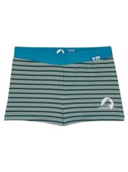 Finkid Kąpielówki "Uinti" w kolorze niebiesko-zielonym rozmiar: 100/110. Niebieskie kąpielówki męskie finkid, bez wzorów, z materiału. Za 87.61 zł.