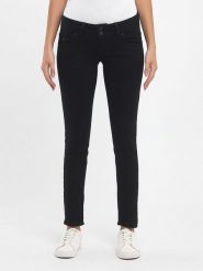 LTB Dżinsy "Molly" - Slim fit - w kolorze czarnym rozmiar: W31/L32. Czarne jeansy damskie LTB. Za 209.95 zł.