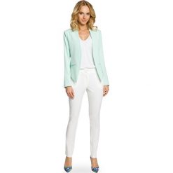 Marynarka moe031. Zielone marynarki i żakiety damskie MOE, xl, bez wzorów, eleganckie. Za 129.00 zł.