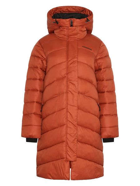 Didriksons Płaszcz pikowany "Marion" w kolorze ceglanym rozmiar: 44. Pomarańczowe płaszcze damskie Didriksons, bez wzorów, z poliamidu. Za 565.65 zł.