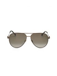 Jimmy Choo Męskie okulary przeciwsłoneczne w kolorze brązowym rozmiar: 60. Brązowe okulary przeciwsłoneczne męskie Jimmy Choo, z tworzywa sztucznego. Za 460.12 zł.