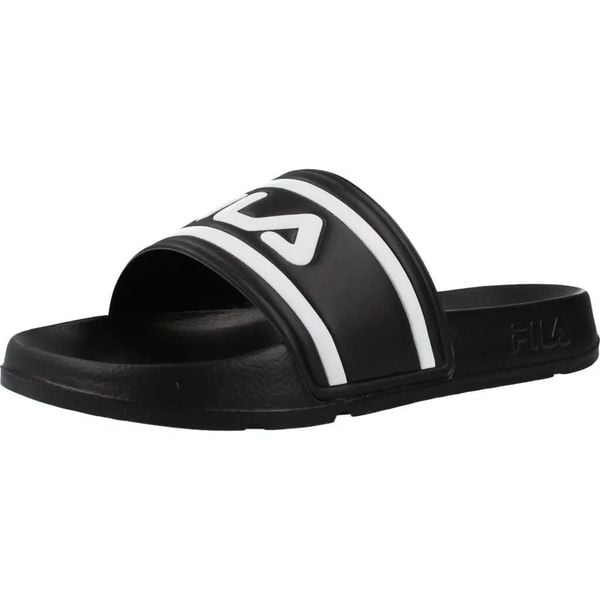 Sandały FILA FFT0028 Czarny. Czarne sandały męskie Fila, z materiału, bez zapięcia. Za 77.99 zł.