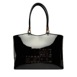 Torebka LOVE MOSCHINO. Czarne torebki klasyczne damskie Love Moschino, bez wzorów, bez dodatków. Za 1,049.00 zł.