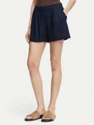 Vero Moda Szorty materiałowe Rosie 10346913 Granatowy Loose Fit. Niebieskie szorty damskie Vero Moda, bez wzorów, z materiału. Za 95.99 zł.
