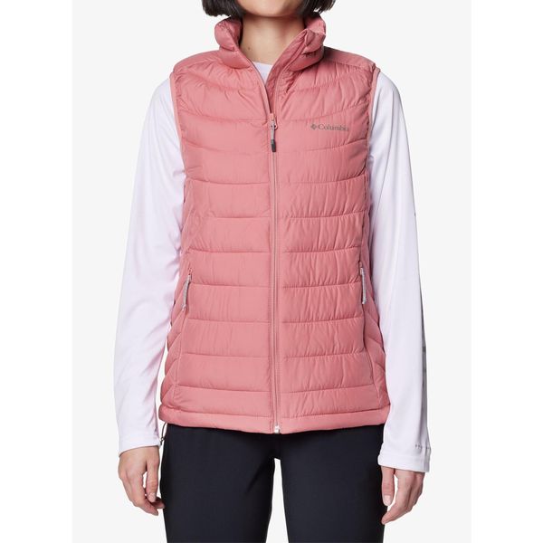 Kamizelka ocieplana damska Columbia Powder Lite II Vest. Czerwone kamizelki damskie Columbia, xs. Za 266.99 zł.
