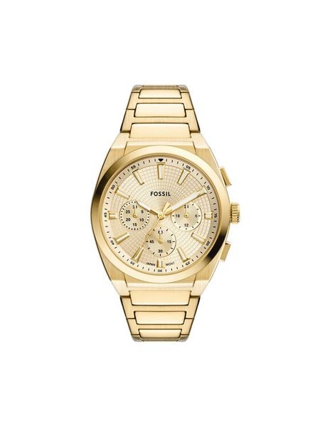 Fossil Zegarek Everett Chronograph FS6119 Złoty. Żółte zegarki męskie Fossil, złote. Za 639.99 zł.