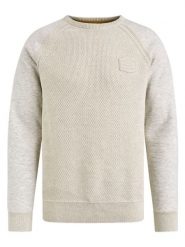 PME Legend Sweter w kolorze kremowym rozmiar: M. Brązowe swetry męskie PME Legend, m, bez wzorów, z bawełny, bez kołnierzyka. Za 288.52 zł.