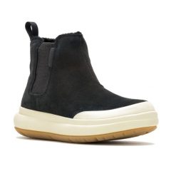 Buty damskie Merrell Marquette Thermo Pull On Wp. Czarne obuwie trekkingowe damskie MERRELL, na zimę. Za 559.99 zł.