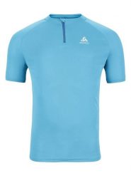 Odlo Koszulka "Essential" w kolorze błękitnym do biegania rozmiar: S. Niebieskie t-shirty sportowe męskie Odlo, s, z materiału, bez ramiączek, do biegania. Za 105.63 zł.