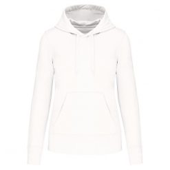Damska ekologiczna bluza z kapturem Kariban. Białe bluzy z kapturem damskie KARIBAN. Za 175.00 zł.