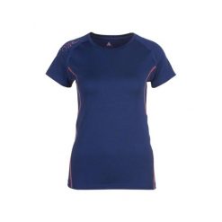 Damska koszulka techniczna Peak Mountain. Brązowe t-shirty damskie Peak Mountain, s, bez wzorów, z elastanu, bez kołnierzyka. Za 121.00 zł.