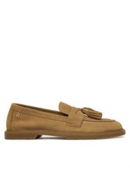 Tommy Hilfiger Mokasyny Light Suede Tassel Loafer FW0FW09285 Brązowy. Brązowe mokasyny damskie Tommy Hilfiger, ze skóry. Za 529.99 zł.