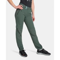 Damskie spodnie outdoorowe Kilpi HOSIO-W. Zielone spodnie dresowe damskie Kilpi, xs, bez wzorów, z nylonu. Za 318.77 zł.