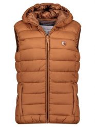 Geographical Norway Kamizelka pikowana "Vatikotal" w kolorze karmelowym rozmiar: XXL. Brązowe kamizelki damskie Geographical Norway, xxl. Za 122.38 zł.