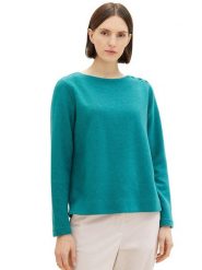 Tom Tailor Bluza w kolorze morskim rozmiar: XS. Niebieskie bluzy bez kaptura damskie Tom Tailor, xs. Za 70.74 zł.