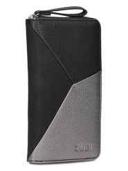 Zwei Portfel w kolorze czarno-srebrnym - 11 x 20 x 3 cm rozmiar: onesize. Czarne portfele damskie Zwei, bez wzorów, z materiału. Za 150.72 zł.