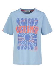 Eight2Nine Koszulka w kolorze błękitnym rozmiar: S. Niebieskie bluzki damskie Eight2Nine, s, bez wzorów, z bawełny, bez kołnierzyka. Za 43.99 zł.