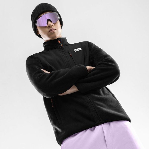 Kurtka polarowa męska Ripstop Vevey. Czarne kurtki męskie SIROKO, m, bez wzorów, z polaru, bez kaptura. W wyprzedaży za 126.00 zł.