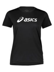 Asics Koszulka funkcyjna w kolorze czarnym rozmiar: S. Czarne bluzki sportowe damskie Asics, s, bez wzorów, z materiału, bez ramiączek. Za 61.60 zł.