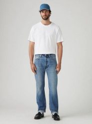 Levi's Dżinsy "501" - Straight fit - w kolorze niebieskim rozmiar: W38/L32. Niebieskie jeansy męskie Levi's. Za 328.09 zł.
