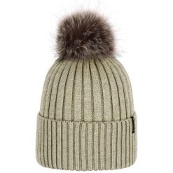 Czapka damska VIKING Hana Pompon Life Style. Żółte czapki zimowe damskie VIKING. Za 98.28 zł.