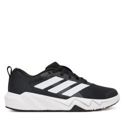 Buty na siłownię adidas. Czarne buty sportowe na co dzień damskie Adidas, bez wzorów, na fitness i siłownię. Za 299.99 zł.