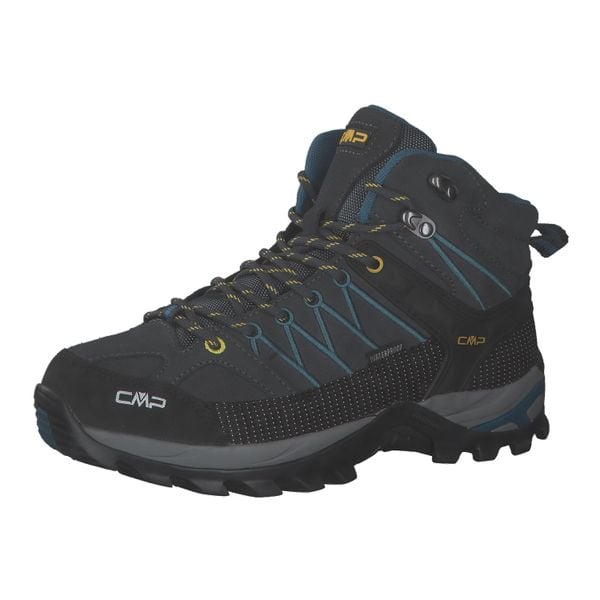 Buty trekkingowe męskie CMP 3Q1294765UM. Czarne buty trekkingowe męskie CMP, z gumy, bez zapięcia, trekkingowe. Za 399.00 zł.