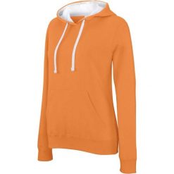Bluza damska z kapturem Kariban Contrastée. Niebieskie bluzy z kapturem damskie KARIBAN, s, z bawełny. Za 128.00 zł.