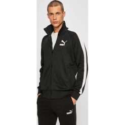 Puma - Bluza. Czarne bluzy bez kaptura męskie Puma, l, z bawełny. Za 299.90 zł.