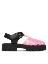 Tommy Jeans Sandały Tjw Jelly Fisherman Sandal EN0EN02949 Różowy. Czerwone sandały damskie Tommy Jeans, bez wzorów, z jeansu, bez obcasa, na płaskiej podeszwie. Za 409.99 zł.