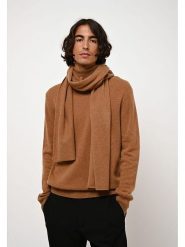 AUTHENTIC CASHMERE Kaszmirowy szal "Vaymont" w kolorze jasnobrązowym - 200 x 30 cm rozmiar: onesize. Brązowe szaliki i kominy damskie AUTHENTIC CASHMERE, bez wzorów, z kaszmiru. Za 269.75 zł.