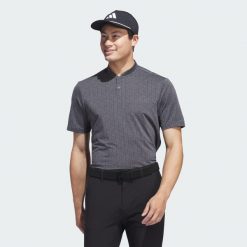 Koszulka Ultimate365 Printed Polo. Białe koszulki polo męskie Adidas, m, bez wzorów, z materiału, bez ramiączek. W wyprzedaży za 203.50 zł.