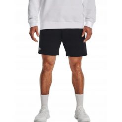 Spodenki dresowe na co dzień na trening UNDER ARMOUR sportowe. Czarne szorty męskie Under Armour, xl, z dresówki, na fitness i siłownię. Za 137.00 zł.