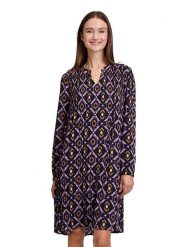 Betty Barclay Sukienka w kolorze fioletowo-czarno-jasnobrązowym rozmiar: 36. Czarne sukienki damskie Betty Barclay, bez wzorów, retro, bez kołnierzyka, bez ramiączek, midi. Za 134.85 zł.