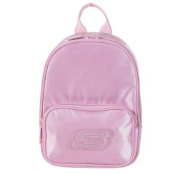 Plecak damski Skechers Mini Logo Backpack pojemność 8 L. Czerwone plecaki damskie Skechers, bez wzorów. Za 89.99 zł.