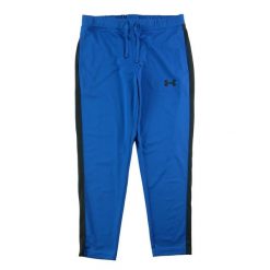 Spodnie dresowe męskie Under Armour dopasowane. Niebieskie spodnie sportowe męskie Under Armour, z dresówki. Za 106.46 zł.