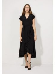 More & More Sukienka w kolorze czarnym rozmiar: 40. Czarne sukienki damskie MORE & MORE, bez wzorów, z tkaniny, bez kołnierzyka, bez ramiączek, maxi. Za 247.11 zł.