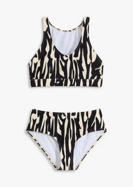Bikini bustier (komplet 2 cz.). Zielone bikini damskie bonprix, bez wzorów. Za 117.99 zł.