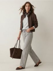 Bawełniana koszulka slim fit z długim rękawem - szary. Szare topy sportowe damskie Sinsay, l, bez wzorów, z bawełny, bez ramiączek. Za 19.99 zł.