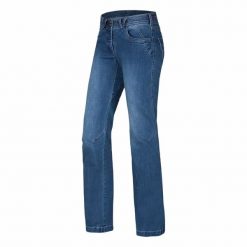Spodnie wspinaczkowe damskie Ocun Medea Jeans. Niebieskie jeansy damskie Ocun, bez wzorów, z jeansu, sportowe. Za 437.50 zł.