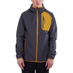 Kurtka softshellowa męska Fundango Alloy Hooded Softshell. Szare kurtki softshell damskie Fundango, m, bez wzorów, z materiału, z kapturem. Za 599.00 zł.