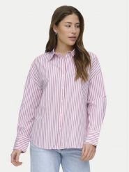 ONLY Koszula Oregon 15367554 Różowy Regular Fit. Czerwone koszule damskie Only, xs, bez wzorów, z syntetyku, bez kołnierzyka, bez ramiączek. Za 129.99 zł.