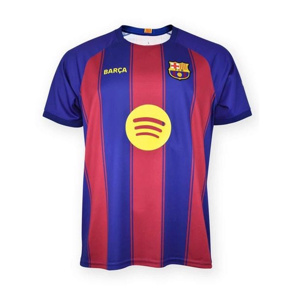 Koszulka kibica FC Barcelona 2025-26 Home Premium. Czerwone bluzki damskie FC Barcelona, bez wzorów, sportowe, bez kołnierzyka, bez ramiączek. W wyprzedaży za 227.64 zł.