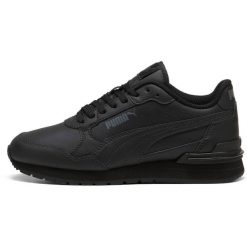 Buty sportowe Puma St Runner V4 L Jr. Czarne buty sportowe na co dzień damskie Puma, bez wzorów, z materiału. Za 219.00 zł.