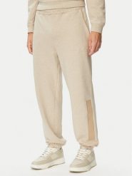 HUGO Spodnie dresowe Dalipant 50563100 Beżowy Relaxed Fit. Brązowe spodnie dresowe męskie Hugo, bez wzorów, z bawełny. Za 599.99 zł.