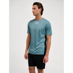 Koszulka Hummel Multi Pl. Niebieskie t-shirty sportowe męskie HUMMEL, bez ramiączek, do piłki nożnej. Za 165.00 zł.