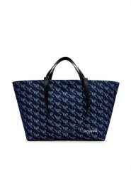Desigual Torebka Cahuil 24WAXA21 Granatowy. Niebieskie torebki klasyczne damskie Desigual, bez wzorów, z materiału, bez dodatków. Za 299.99 zł.