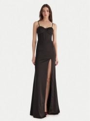 Artigli Sukienka wieczorowa ACAB003486 Czarny Regular Fit. Czarne sukienki damskie Artigli, bez wzorów, z syntetyku, wizytowe, bez kołnierzyka, bez ramiączek. Za 739.99 zł.