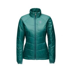 Damska kurtka puchowa Black Diamond Solution 2.0. Zielone kurtki damskie Black Diamond, l, bez wzorów, z puchu, bez kaptura, narciarskie. Za 851.50 zł.