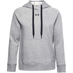 Damska Bluza Z Kapturem Rival Fleece Hoodie. Szare bluzy z kapturem damskie Under Armour, s. Za 305.99 zł.